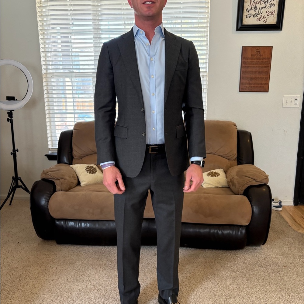 Suitsupply Gray Classic Suit Timeless Professional Style